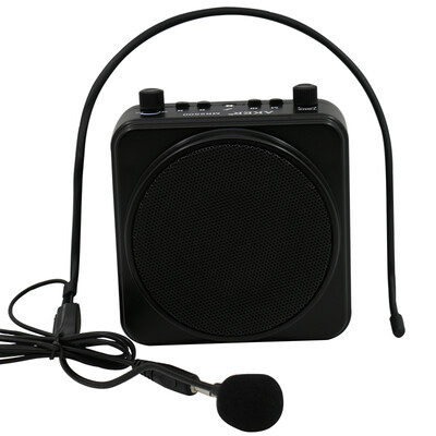 

Love AKER MR2500 loudspeaker portable waist hanging bee loudspeaker Bluetooth stereo black