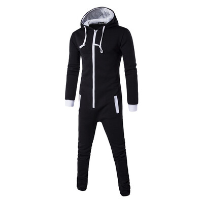 

Mens Jumpsuits Casual Hoodie + Pants