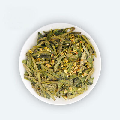 

Gui Hua Long Jing Longjing Dragon Well Green Tea with Sweet Osmanthus Flowers