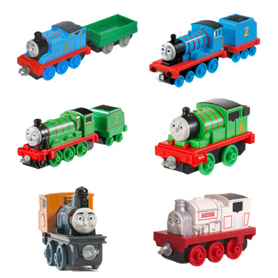 

Thomas and friends (THOMAS & FRIENDS) Small train kit alloy model toy 3-6 year old children's toys boy gift car model 6 set B combination (3 big 3 small)