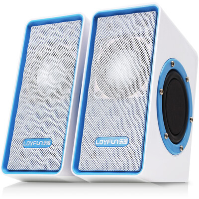 

Music release LOYFUN H3000 20 channel mini desktop computer speakers audio phone subwoofer blue