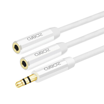 

Fergie Kepe (cabos) F01301 разъем для наушников 1 минута 2 пары обмен адаптером кабель конвертер компьютер аудио один суб-2 адаптер 0,5 м белый