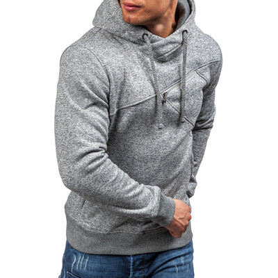 

Winter Men Casual Pullover Hoodie Cotton Sweatshirt Fleece