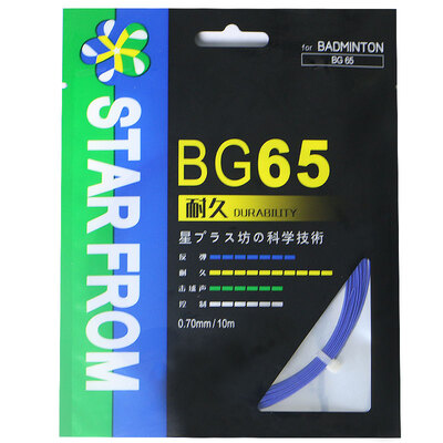 

Star Square Square badminton racket line BG-65 line with a single blue bg65 line