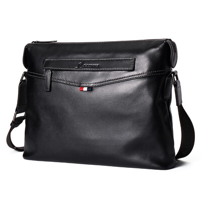 

Alpina kangaroo L&39ALPINA Men&39s first layer of leather shoulder bag men fashion casual business shoulder Messenger bag male bag 662032005 black