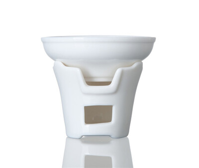 

Altar * Porcelain Mesh Strainer & Stand For Gongfu Tea