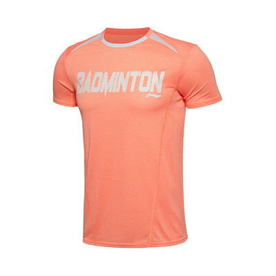 

Li Ning LI-NING ATSK549-1 Men&39s Badminton Dress Top Orange Flower Gray XXXL