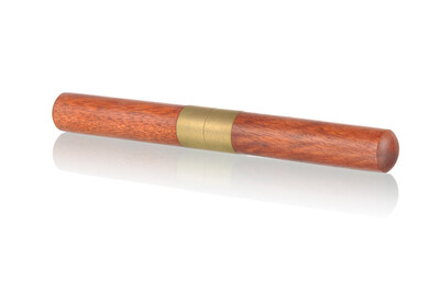 

Rosewood Handle Zinc Alloy Wimble for Prying Puer Cake