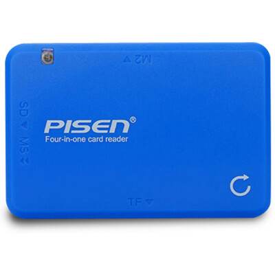 

PISEN multi-function card reader 4 in 1 support SLR / digital camera / memory card / phone TF M2 MS SD card multi-card reader