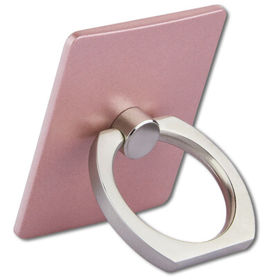 

KOOLIFE mobile phone portable bracket metal finger buckle bracket creative accessories car lazy stent for iPhone 6S Samsung Huawei&other mobile phone flat rose gold