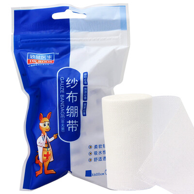 

Kangaroo doctor medical cotton gauze bandage bandage gauze 5cm * 6 m / roll