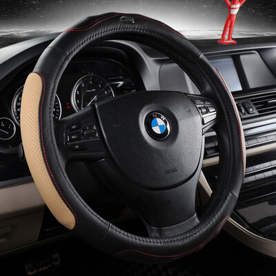 

[WRC] Jingdong супермаркет автомобиль руль крышка коровьей кожи, чтобы покрыть все сезоны Brown № 38 см