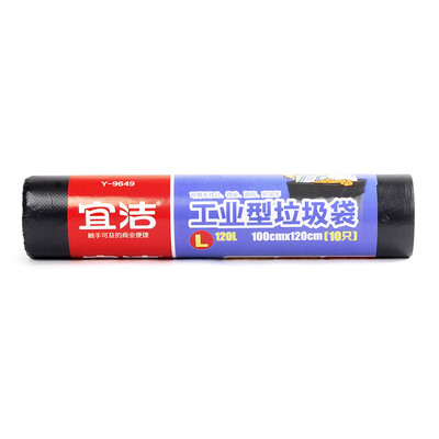

Yi Jie garbage bags thick large cleaning bag 100 * 120cm10 only Y-9649