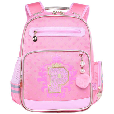 

Disney (Disney) Princess female children printed light simple simple casual backpack primary school student bag TGPB0018A pink