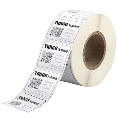 

Tianzhang TANGO new green days chapter 60 40 40mm roll copper stickers bar code label paper tag price tag paper 1000 tablets volume 6 volumes box