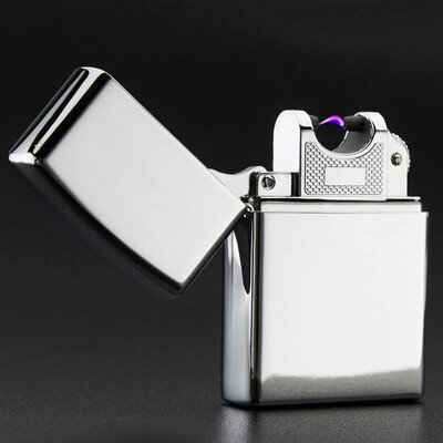 

MyMeiновизна электронная сигарета зажигалка USB перезаряжаемые ветрозащитной карман двойной импульс дуги ультратонкой металлическо