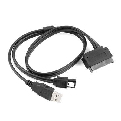 

2,5-дюймовый жесткий диск SATA 22pin к ESATA данных + Питание от порта USB кабель NEW