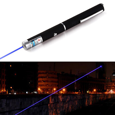 

1PC Blue Purple Laser Strong Pen Powerful 8000M Black pointer 5miles 532NM