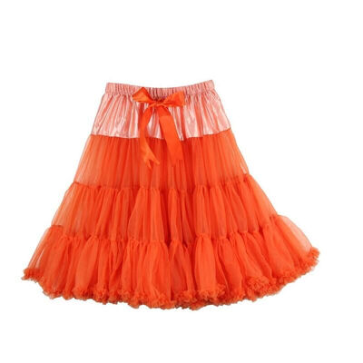 

B & N женщина 63см один слой Long Petticoat Тюль Pettiskirt Юбка туту Рокабилли