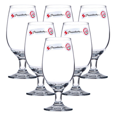 

Jingdong supermarket] Pasha Paji (Pasabahce) Maldives with beer cup juice cold drink cup 6 loaded 370ml red wine glass multi-purpose cup 44995