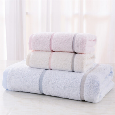 

Gold towel home textile cotton striped towel towel suit set a towel + two towels