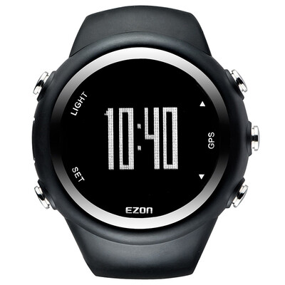

Should be accurate (EZON) GPS outdoor sports watch ranging speed with speed marathon running watch T031A01 black