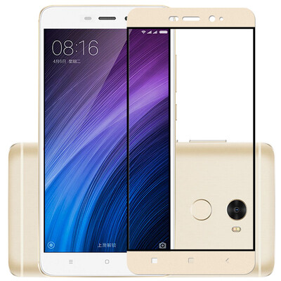 

Mei Yi millet red rice 4 steel film full coverage of mobile phone protection film for red rice 4 standard version of gold