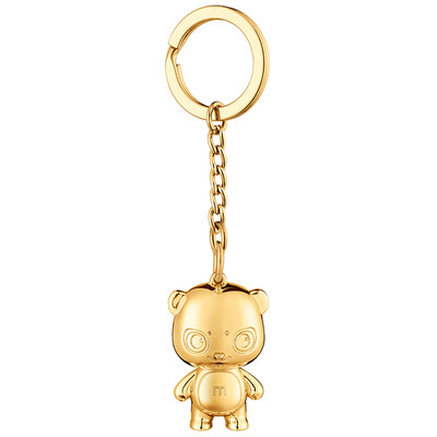 

Meizu MEIZU key chain key chain key ring metal panda gold