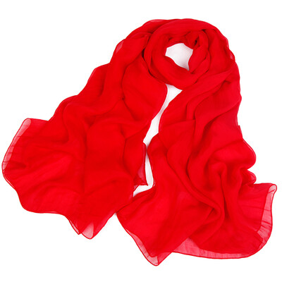 

Jingdong supermarket] Shanghai story (STORY Of SHANGHAI) Rose red silk scarf long silk silk scarf female shawl