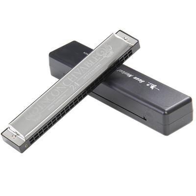 

Swan SWAN Harmonica 24 hole polyphonic C playing harmonica black