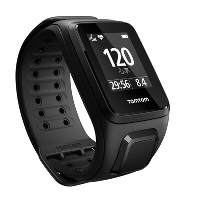 

TomTom Spark Cardio GPS Multi-Sports в реальном времени Heart Rate Наружные часы / Оптический сердечный ритм 24-часовой мониторинг / Iron Three Marathon Running Black S