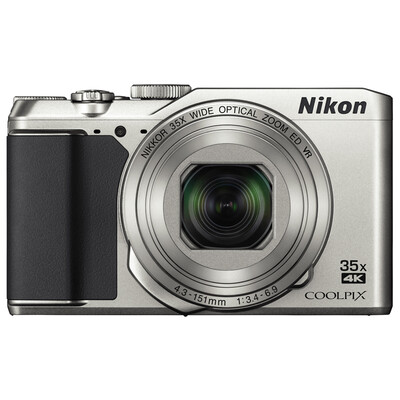 

Никон (Nikon) Coolpix A900 компактная цифровая камера (датчик 20.29 млн пикселей CMOS, 35x оптического зума 4K Ультра HD беспроводной передачи) Серебро