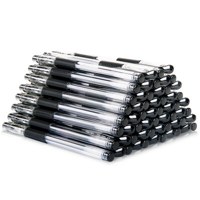 

Deli 33109 bullet black neutral pen classic comfort 0.5mm signature pen 60 / box