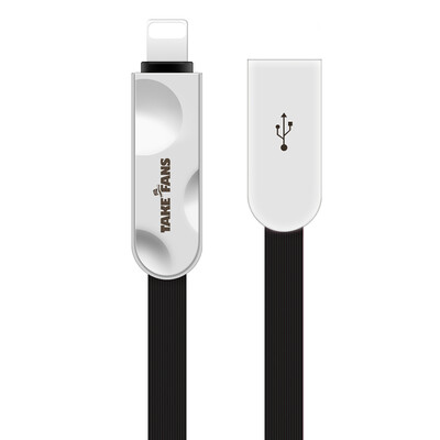 

Chiclok moire series Andrews Apple two-in-one double-headed data cable 2.4A lightning fast filling your interface to facilitate the storage of local gold