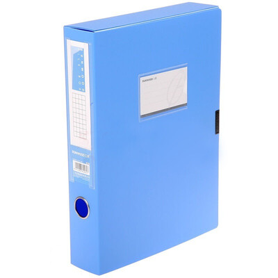 

Sanmu SUNWOOD HC-55 Standard Type File Box A455mm Blue 24 Pack