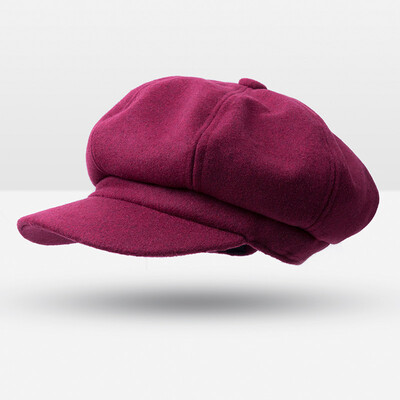 

WISHCLUB Fashion Beret Hat For Women Cap Fedoras High Quality