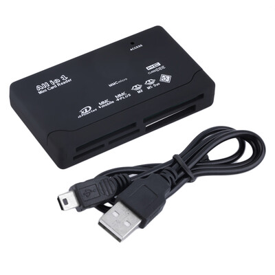

Hot Black External USB 2.0 Multi Card Reader For XD MMC MS CF TF Mini M2