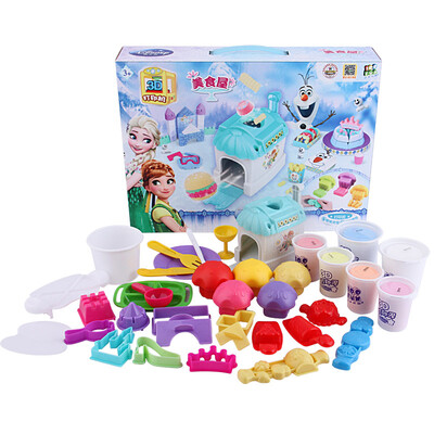 

Дисней игрушки 3D печати грязь Замороженного Gourmet печать резина грязь глина цвет грязь DS-1315