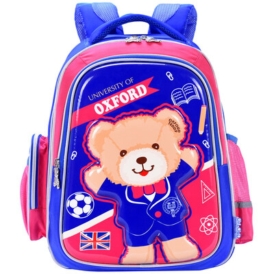 

Oxford University Cubs bag light simple&simple leisure school students bag backpack J046B-color blue pink