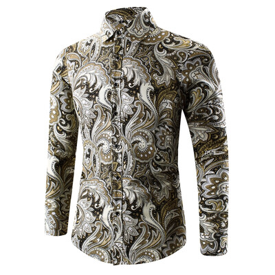 

Men Cotton Long Sleeves Printed Shirts