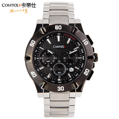 

Comtex fashion mens watches top brand luxury stainless steel quartz watch waterproof Luminous Pointer big relogio masculino