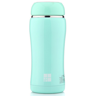 

Jia Hong US Mercure sweet series 304 stainless steel vacuum leakproof ladies portable cups cute fashion outdoor office students 24 hours long warm insulation Cup 350ML fruit green
