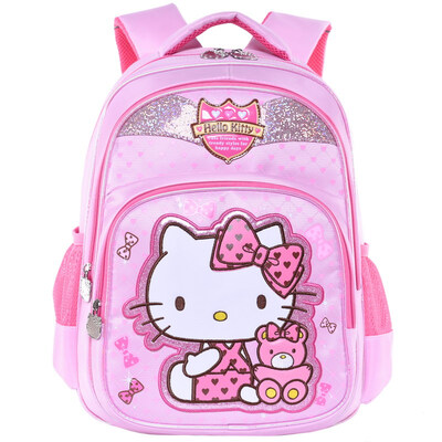 

Hello Kitty (hellokitty) детская сумка большой емкости простой мультфильм рюкзак учащихся начальной школы сумка CL-HK3285P розовый