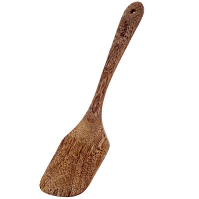 

Jingdong Supermarket Darle Fung no paint Chicken wings wooden shovel non-stick pan stir-fried shovel chopped solid wood wok shovel MC02 new&old packaging random release