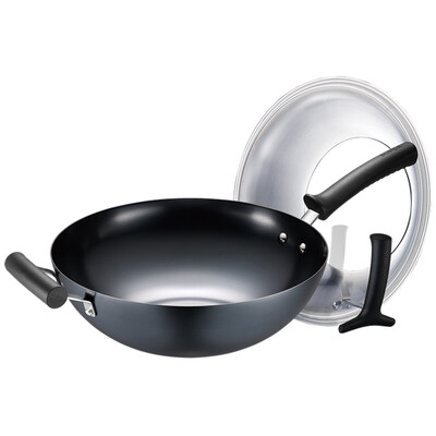 

[Jingdong supermarket] Supor supor Zhen iron iron-free stainless steel frit wok 32cm can be covered with gas dedicated FC32H7