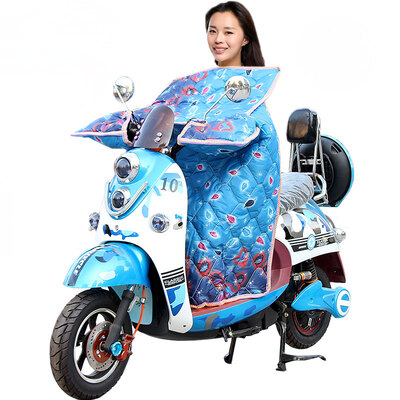 

KHENG bicycle electrombile scooter Windshield block Rainproof and windproof thicken Warm quilt Cycle Equipment