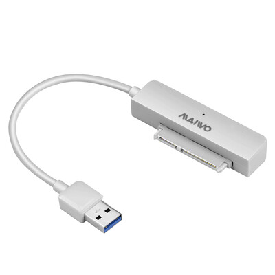 

Maiwo MAIWO K104A USB3.0 вращение жесткого диска SATA конвертер адаптер кабель Easydrive 2,5-дюймовый жесткий кабельной линии белый