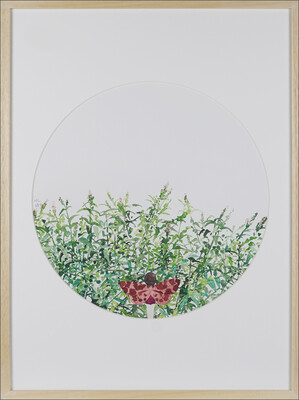 

中信美术馆·艺术家限量签名版画 小蝴蝶的花园（何处无花鸟系列）