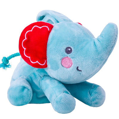 

Fisher-Price -style plush toys small elephant handball training baby hands grasp baby color identification doll doll doll FPL006