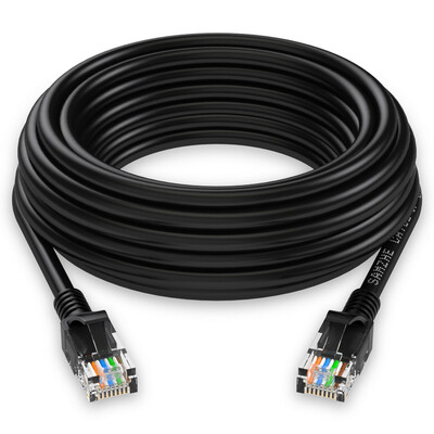 

Shanze (SAMZHE) SH-1080 высокоскоростной ультра-пять CAT5e сетевой кабель 100 Gigabit сетевой кабель компьютер перемычка супер 5 класс готовый кабель черный 8 метров